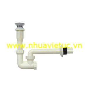 Bộ xi phông nhựa màu sữa kem