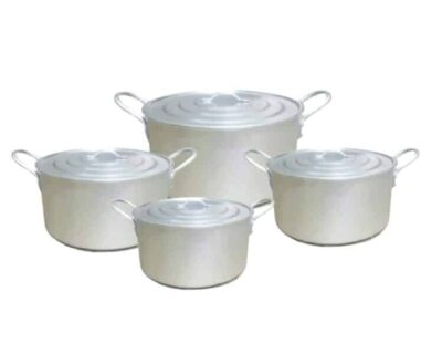 Bộ 5 nồi nhôm Anod quai đĩa B4A - 20/22/24/26cm
