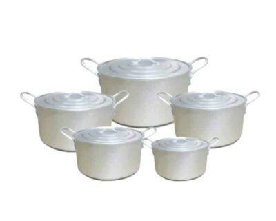 Bộ 5 nồi nhôm Anod quai đĩa B5A - 16/18/20/22/24cm