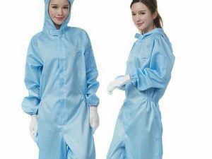 Bộ áo mũ liền quần chống tĩnh điện