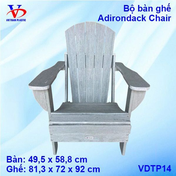 Bộ bàn ghế Adirondack Chair