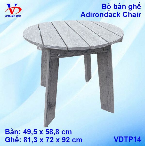 Bộ bàn ghế Adirondack Chair
