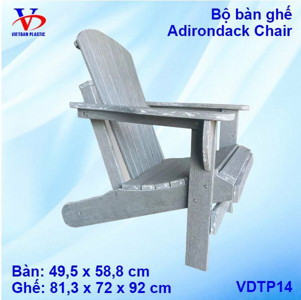 Bộ bàn ghế Adirondack Chair