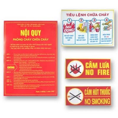 Bảng nội quy PCCC