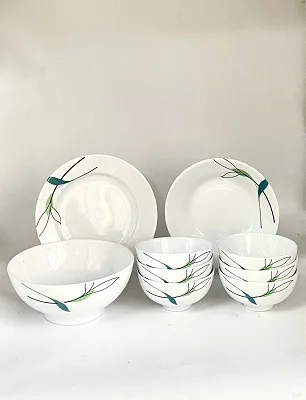 Bộ bát ăn Bát Tràng họa tiết 03