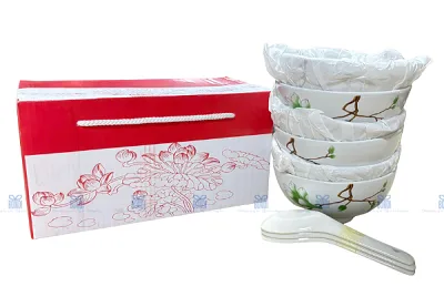 Bộ bát và thìa Bát Tràng