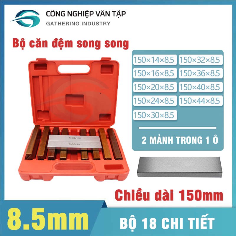 Bộ căn đệm song song 18 chi tiết