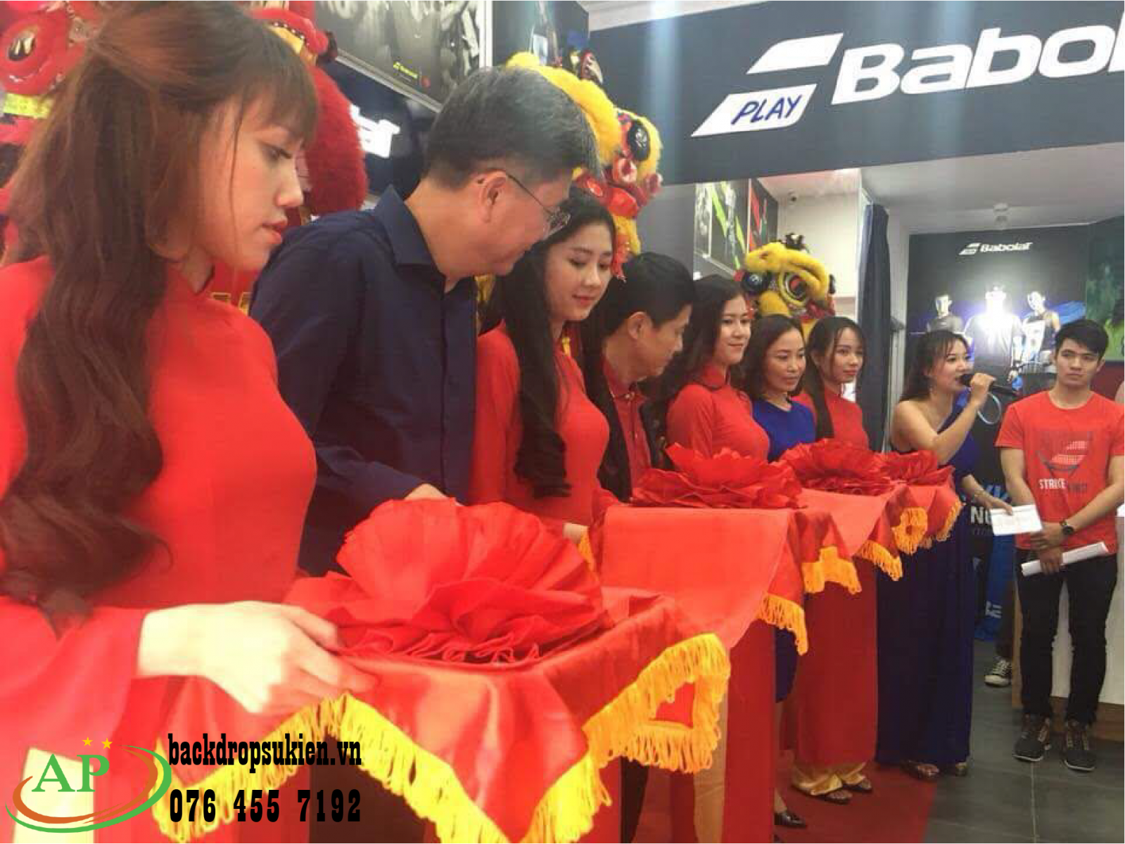 Cho thuê bộ cắt băng khánh thành