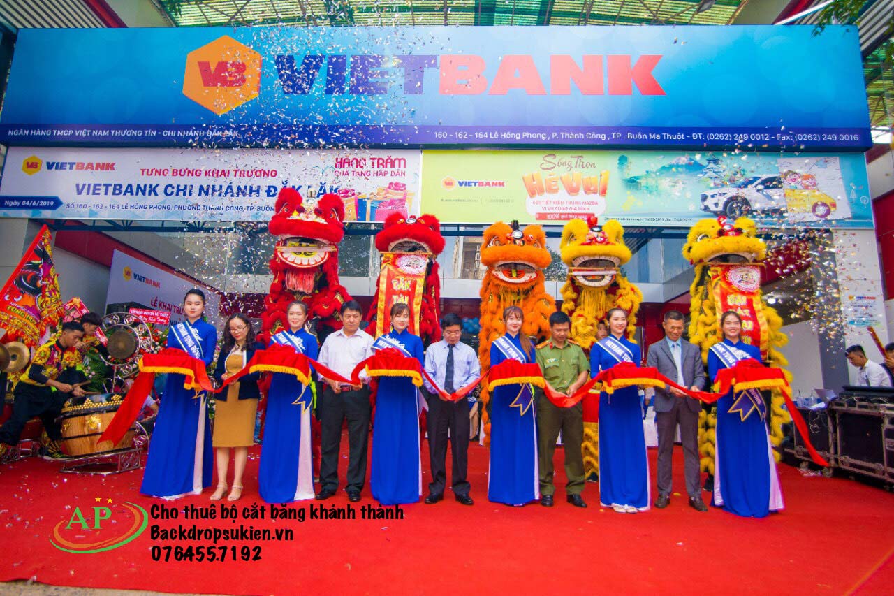 Cho thuê bộ cắt băng khánh thành