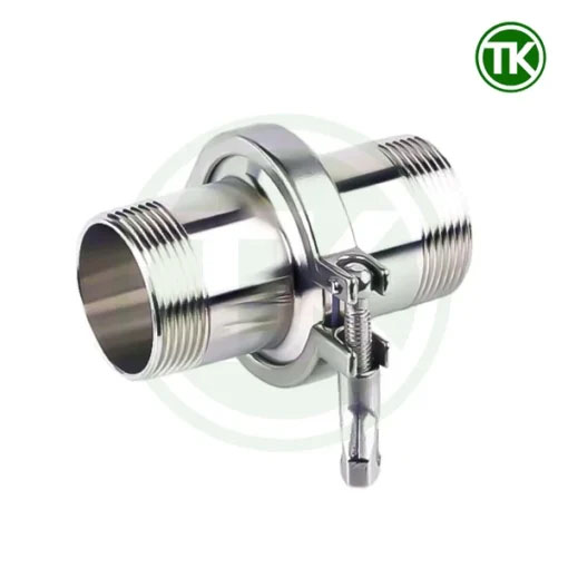 Bộ clamp ren ngoài inox vi sinh – Inox 304