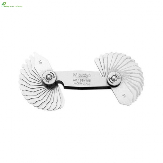 Bộ dưỡng đo bán kính 1-7mm 34 lá