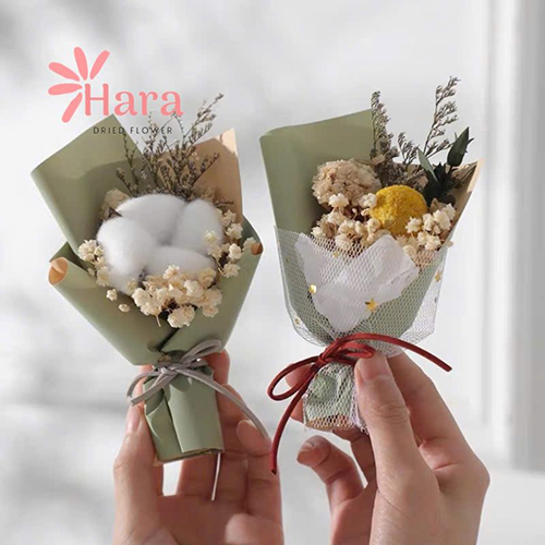 Bó hoa khô mini