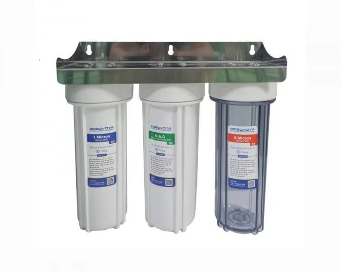 Bộ lọc nước sinh hoạt 3 cấp 10inch lọc zen 21 Kosovota