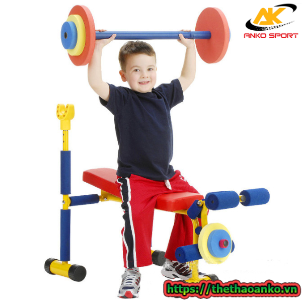 Bộ máy tập tạ cho bé