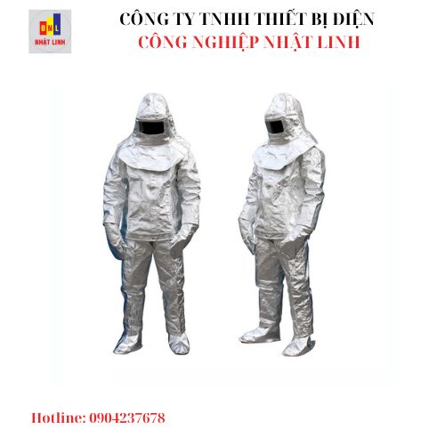 Bộ quần áo chống cháy Aramid phủ nhôm (500-1000 độ C)