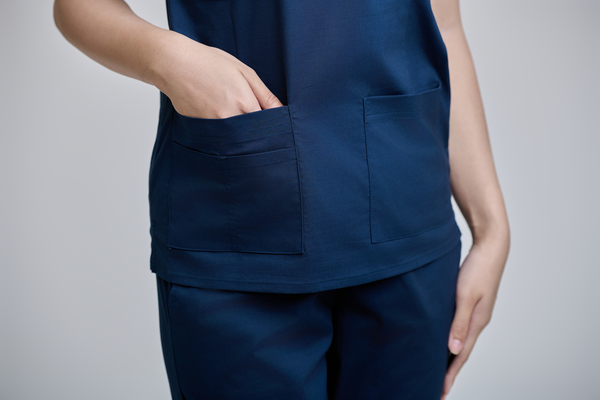 Bộ scrubs bác sĩ nam/nữ xanh than