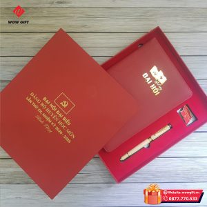 Bộ sổ bút quà tặng đại hội