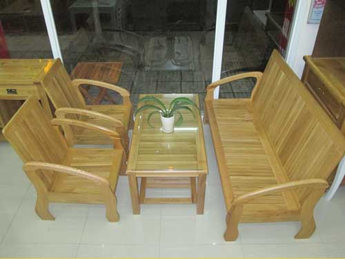Bộ sofa gỗ sồi