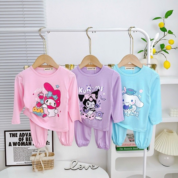 Bộ quần áo trẻ em tay dài thun