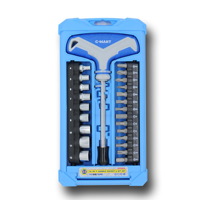 Bộ tuýp và tuốc nơ vít đa năng 25 chi tiết C-Mart K0006A