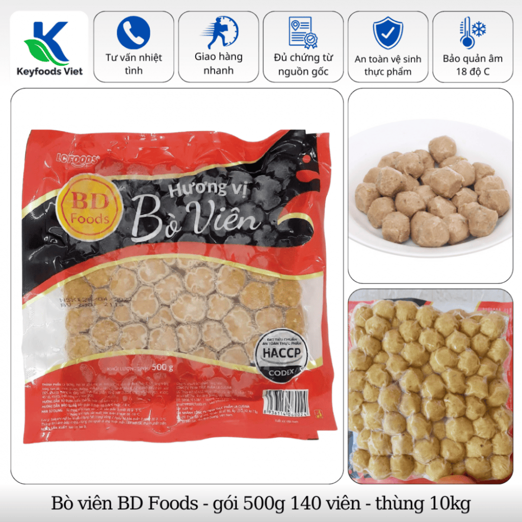 Bò viên BD Foods