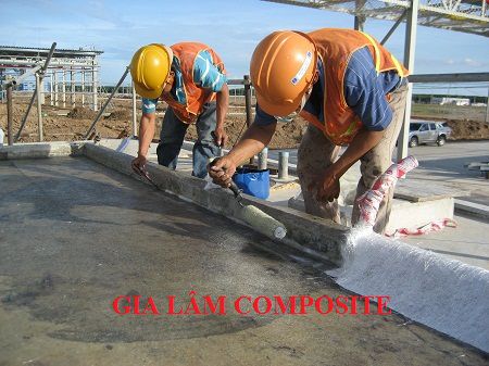 Bọc FRP phủ sàn