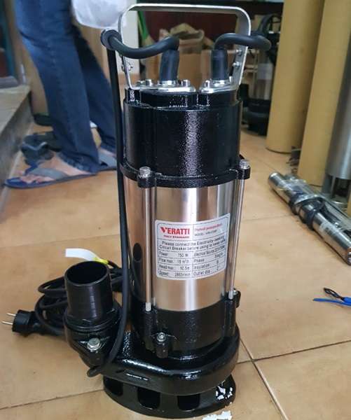 Bơm chìm nước thải Veratti model VRm750F