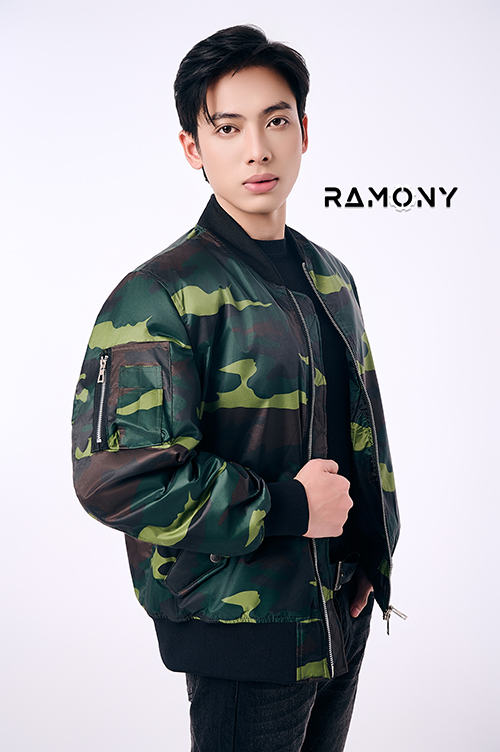 Áo bomber xanh