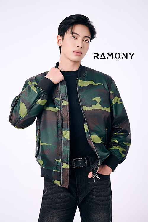 Áo bomber xanh
