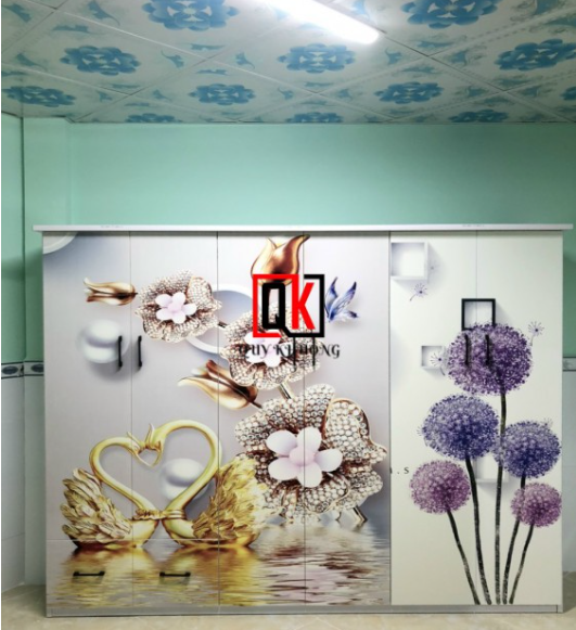 Tủ nhựa Goden Plastic hoa