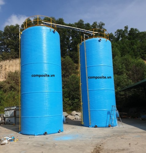 Bồn composite chứa Axit HCL