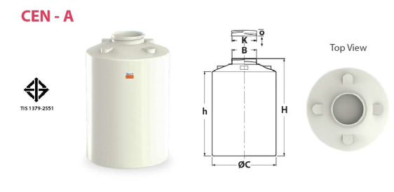Bồn chứa hóa chất Cen A