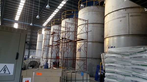 Hệ thống bồn công nghiệp lớn