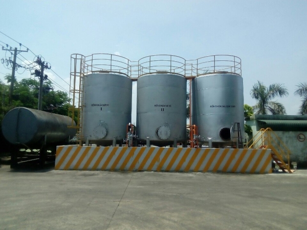 Hệ thống bồn công nghiệp lớn