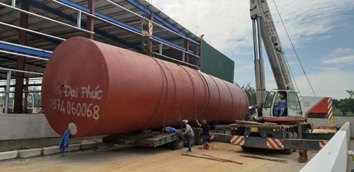 Bồn nhà máy sản xuất nệm cao su