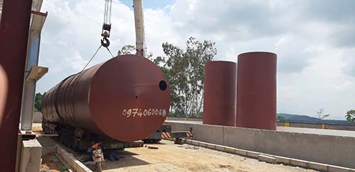 Bồn nhà máy sản xuất nệm cao su