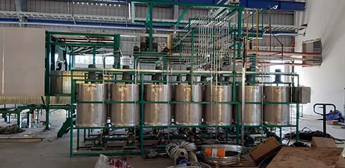 Bồn nhà máy sản xuất nệm cao su