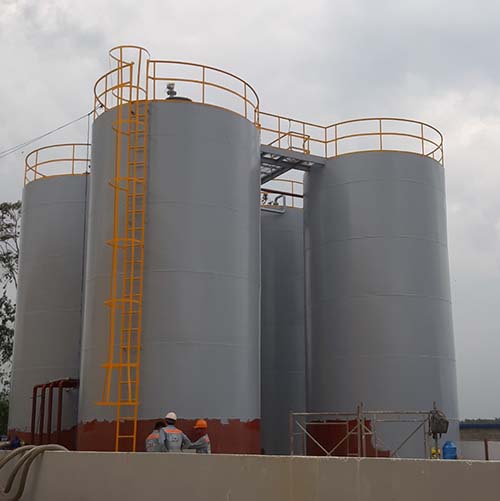 Bồn nhà máy sản xuất nệm cao su