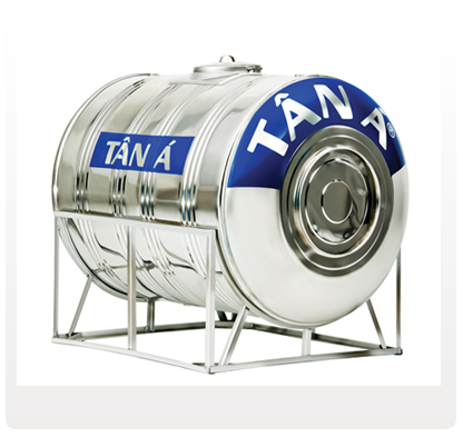 Bồn inox ngang Tân á
