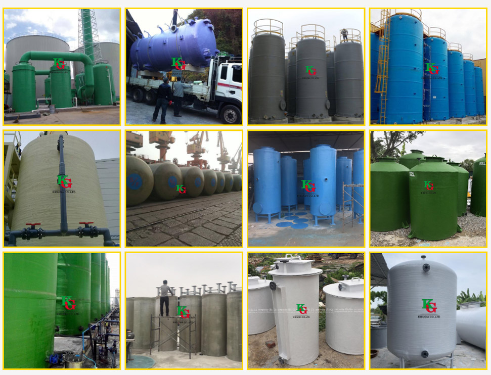 Bồn Composite chứa hoá chất