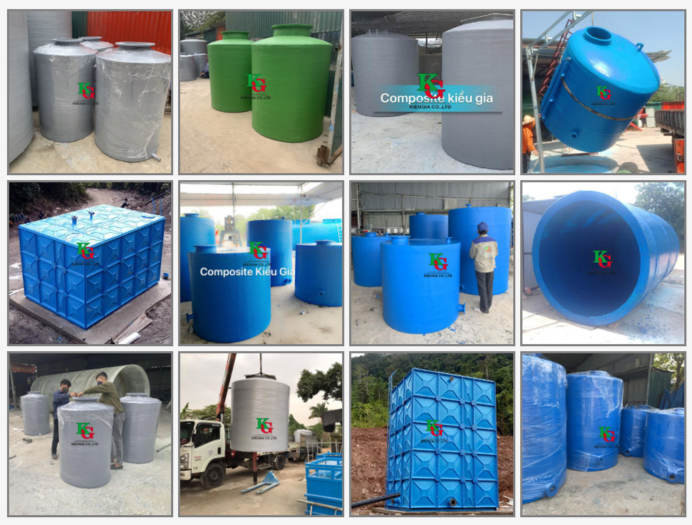 Bồn Composite chứa nước sạch