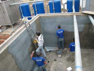 Dịch vụ sơn bồn bê tông