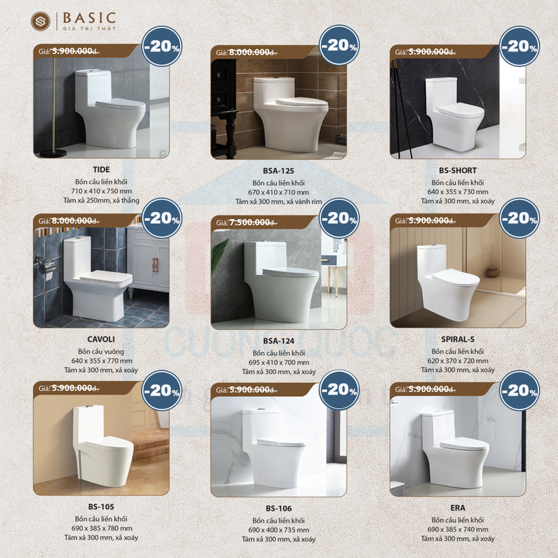 Bồn cầu BASIC