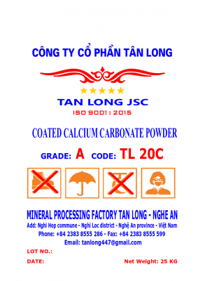 Bột 20 Microns, tráng phủ