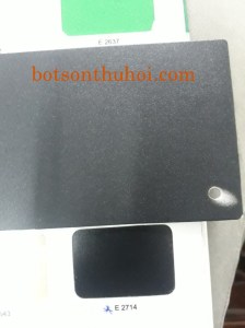 Bột sơn tĩnh điện màu đen nhám