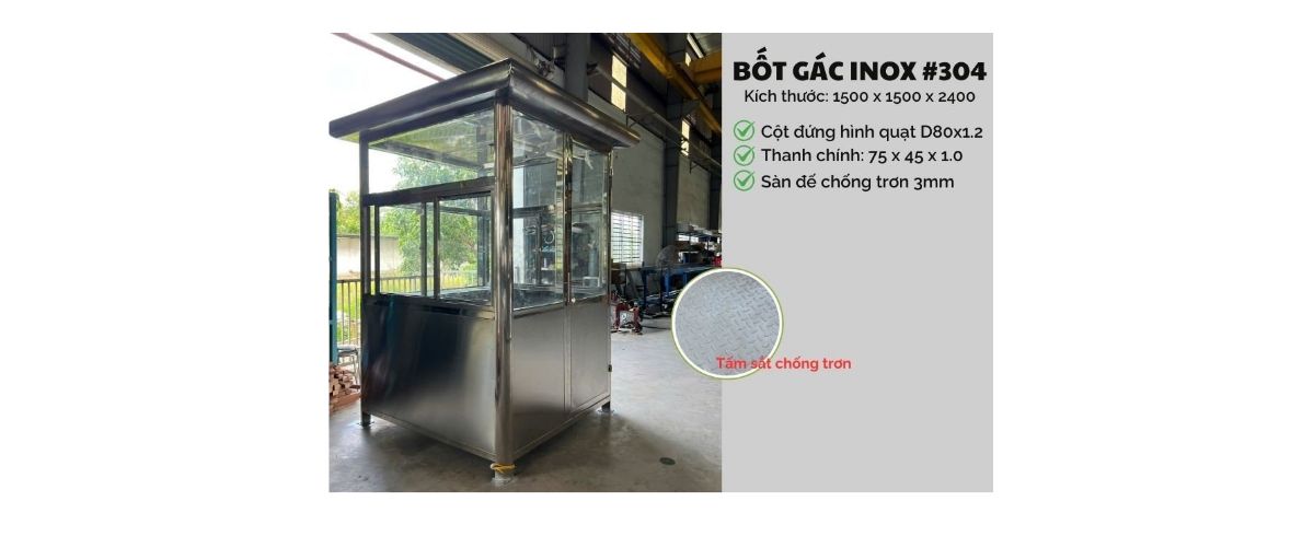 Bốt gác inox 304