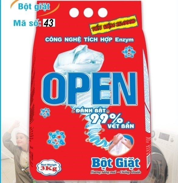 Bột giặt Open