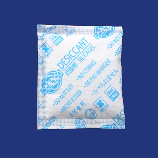 Bột hút ẩm 50g - Giấy tyvek có logo - Xanh