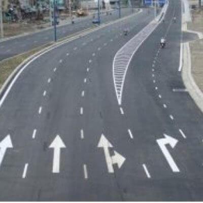 Bột sơn dẻo nhiệt phản quang màu trắng