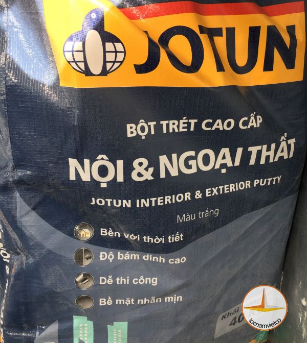 Bột trét tường nội và ngoại thất Jotun 40kg